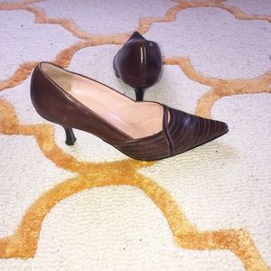 Burgundy Kuala Pointy Toes Heels